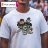 Taz And Bugs Bunny Of Looney Tunes Philadelphia Eagles Football T Shirt