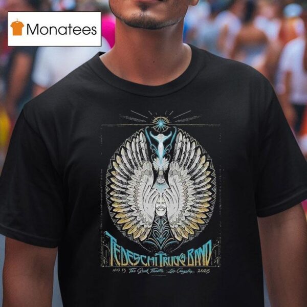 Tedeschi Trucks Band At The Greek In Los Angeles On August Angel Wings T Shirt