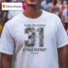 Thank You Charlie Kirk A True Patriot Signature T Shirt