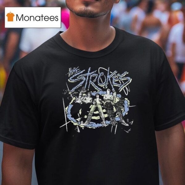 The Strokes Heavy Knit Garment Photo T Shirt