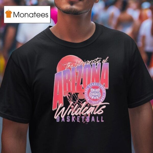 The University Of Arizona Wildcats Basketball Vintage T Shirt