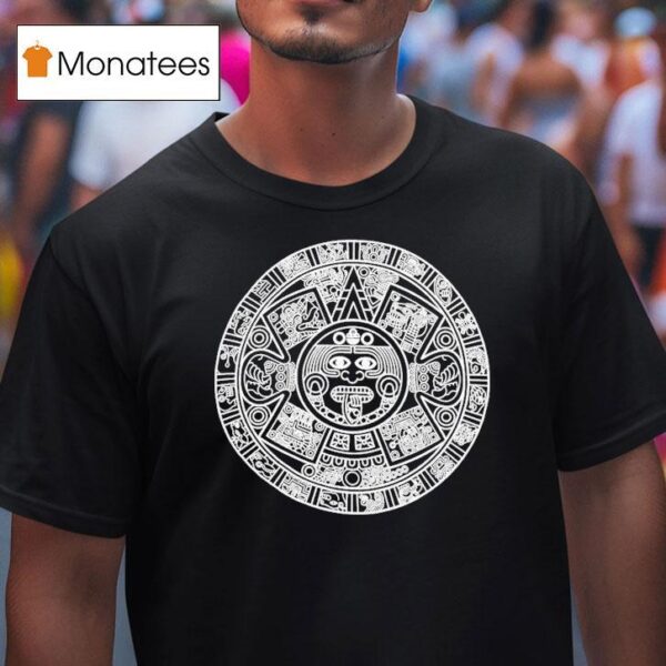Top Aztec Calendar T Shirt