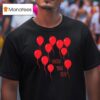 Touchdown Balloons Send Em Up T Shirt