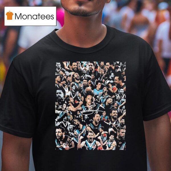 Travis Boak Retirement Port Adelaide T Shirt