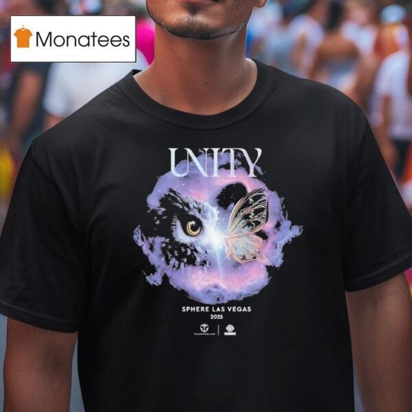 Unity Sphere Las Vegas Owl Butterfly T Shirt