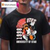Utah Utes Runnin University T Shirt
