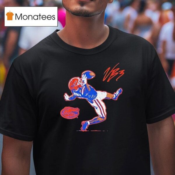 Vernell Brown Iii Florida Gators Football Signature T Shirt