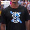 Victoria Cfmeu Union Built Fear Stops You Skull T Shirt