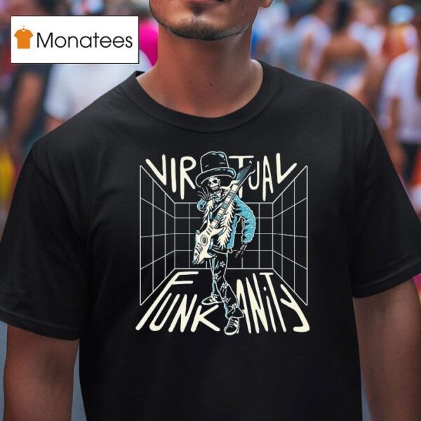 Virtual Funkanity Skeleton Rock T Shirt