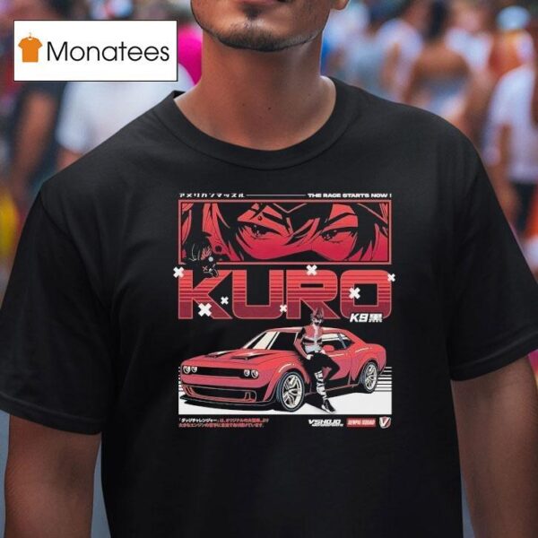 Vshojo X Senpai Squad Kuro The Race Starts Now T Shirt
