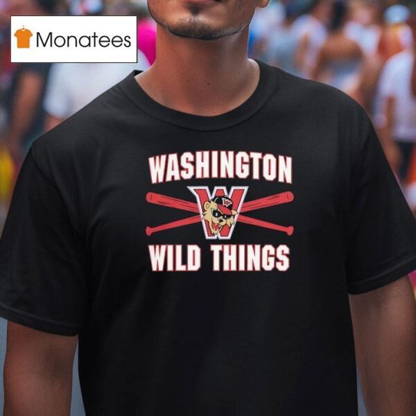 Washington Wild Thing Logo T Shirt