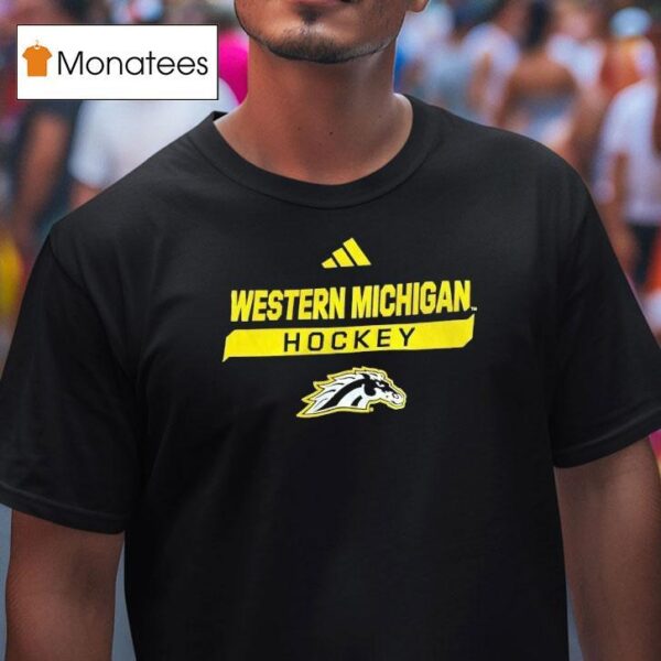 Western Michigan Hockey Logo T Shirt