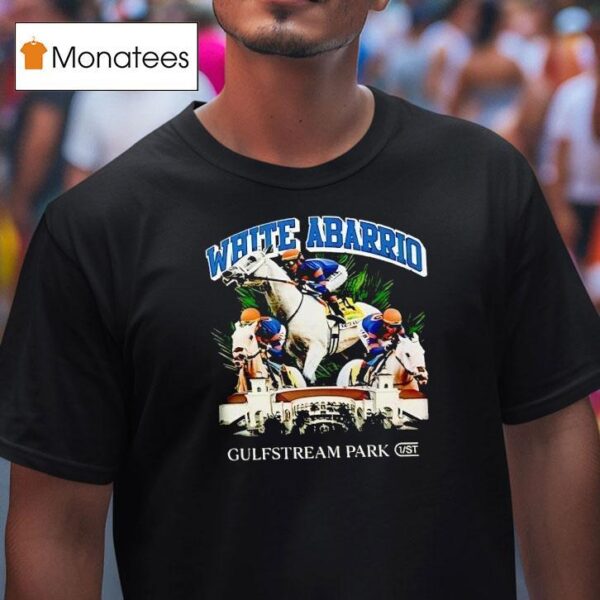 White Abarrio Gulfstream Park T Shirt