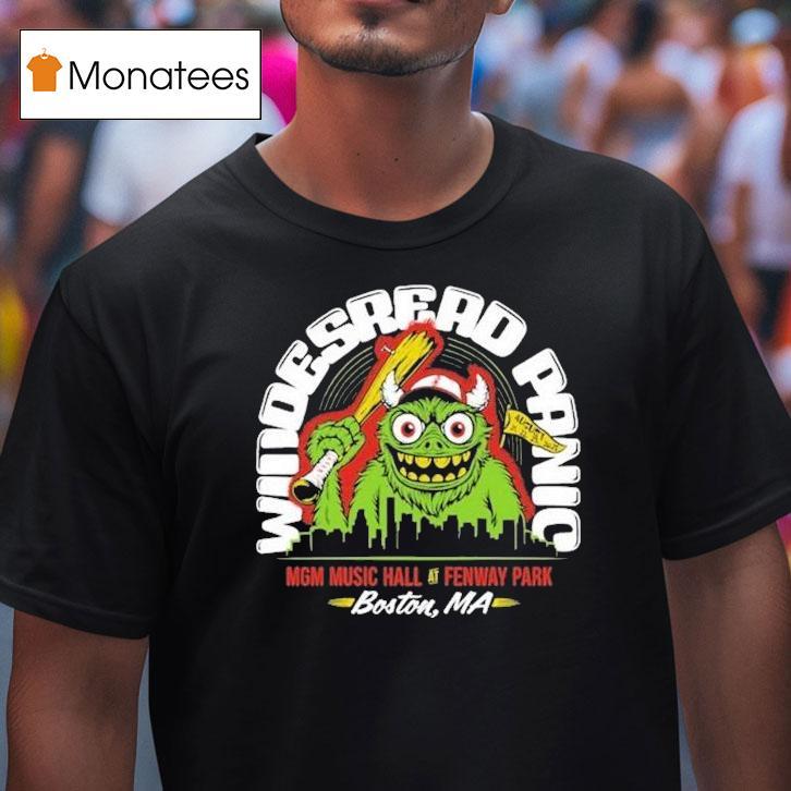 Widespread Panic Agust Mgm Music Hall At Fenway Park Boston Ma Boston Red Sox Masco T Shirt Widespread Panic Agust Mgm Music Hall At Fenway Park Boston Ma Boston Red Sox Masco T Shirt