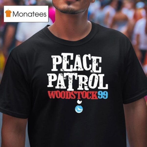 Woodstock Peace Patrol T Shirt