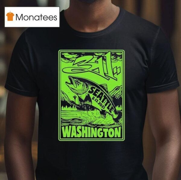 Aug Concert Marymoor Park In Redmond Washington Fish T Shirt