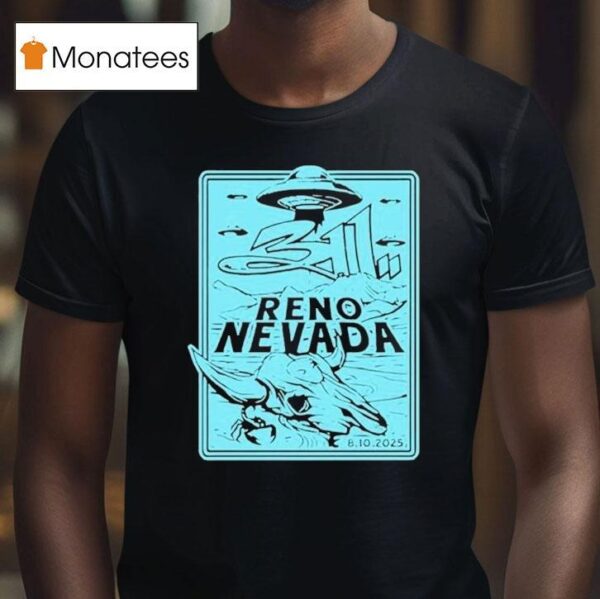 Tour Reno Nevada August Ufo T Shirt