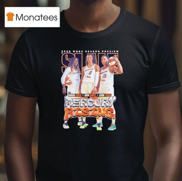 Alyssa Thomas Kahleah Copper And Satou Sabally Slam Wnba Season Preview Phoenix Mercury T Shirt