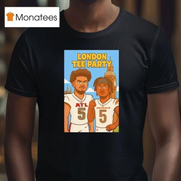 Atlanta Falcons And Cincinnati Bengals Nfl London Party T Shirt
