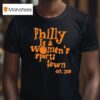 Aubrey Plaza Wearing Philly Is A Women S Sports Town Est T Shirt