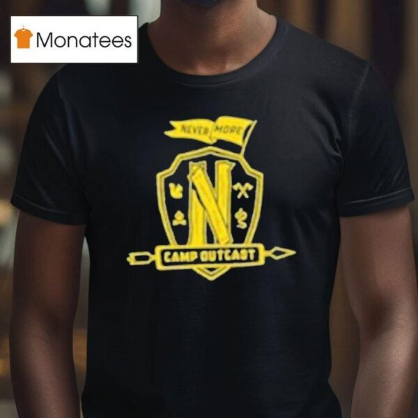 Barry Dort Wednesday Season Nevermore Camp Outcas T Shirt