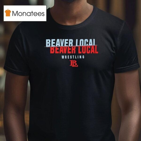 Beaver Local Wrestling Logo T Shirt