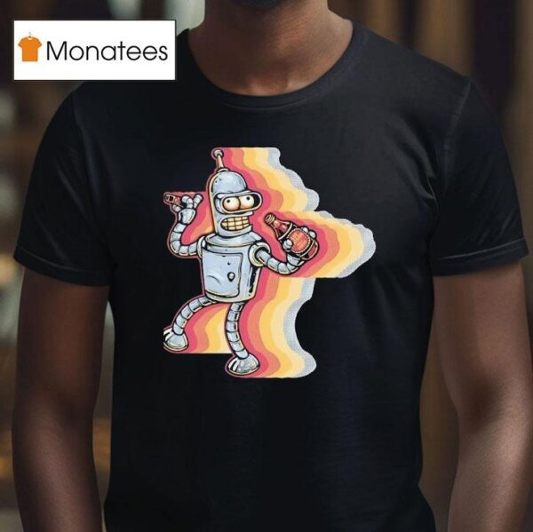 Bender From Futurama Sick Of Non Robots T Shirt