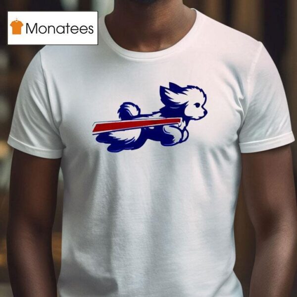 Bichon Fris Buffalo Bills Football Parody Logo T Shirt