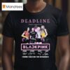 Blackpink Deadline World Tour Thank You For The Memories Signatures T Shirt