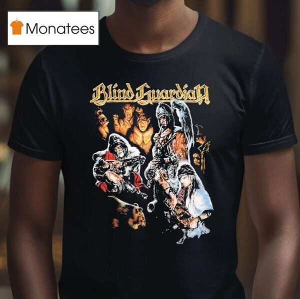 Blind Guardian Tales Somewhere Collage T Shirt
