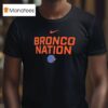 Boise State Broncos Nation Logo T Shirt