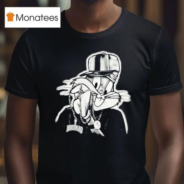 Bugs Bunny Hoesmad Rhinestone Looney Tunes T Shirt