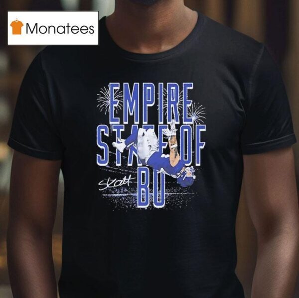 Cam Skattebo Empire State Of Bo New York Giants Football T Shirt