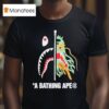 Camo Shark A Bathing Ape T Shirt