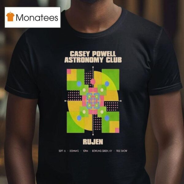 Casey Powell Astronomy Club Sept In Bowling Green Ky T Shirt