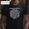 Cashless Society Can T Be Implemented Unless Digital Id Is In Place First Digital Id Is The Line T Shirt