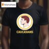 Caucasians Style Washington Commanders Logo Parody T Shirt
