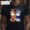 Charlie Brown Dallas Cowboys Vs Snoopy Texas Longhorns City Skyline T Shirt