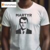 Charlie Kirk Martyr Portrai T Shirt