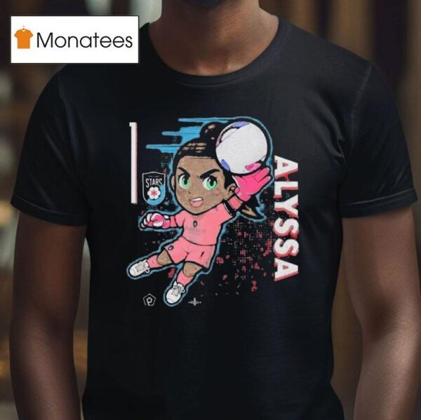 Chicago Stars Alyssa Naeher Caricature T Shirt