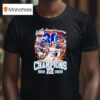 Colorado Avalanche Th Anniversary Stanley Cups Champions T Shirt