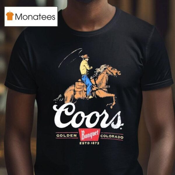 Coors Banquet Rodeo Cowboy Est T Shirt
