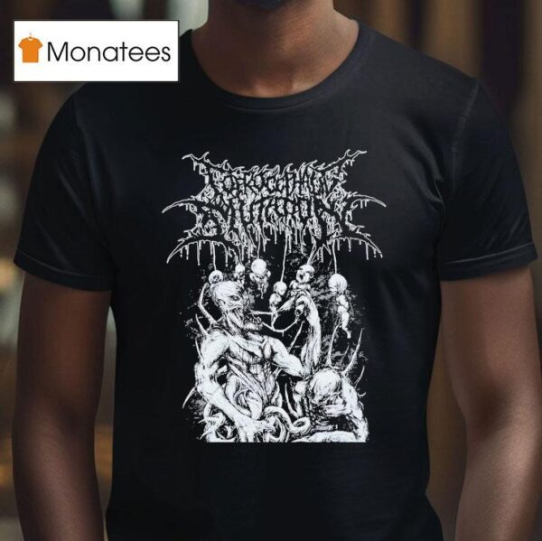 Coprocephalic Mutation Exsanguinated Newborn Devourmen T Shirt