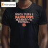 Death Taxes And Auburn Tiger Running The Football T Shirt