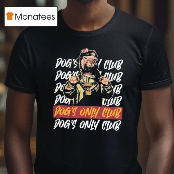 Dogs Only Club New York Bully Crew T Shirt