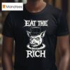 Eat The Rich Pig Head T Shirt