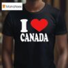 Elon Musk I Love Canada T Shirt