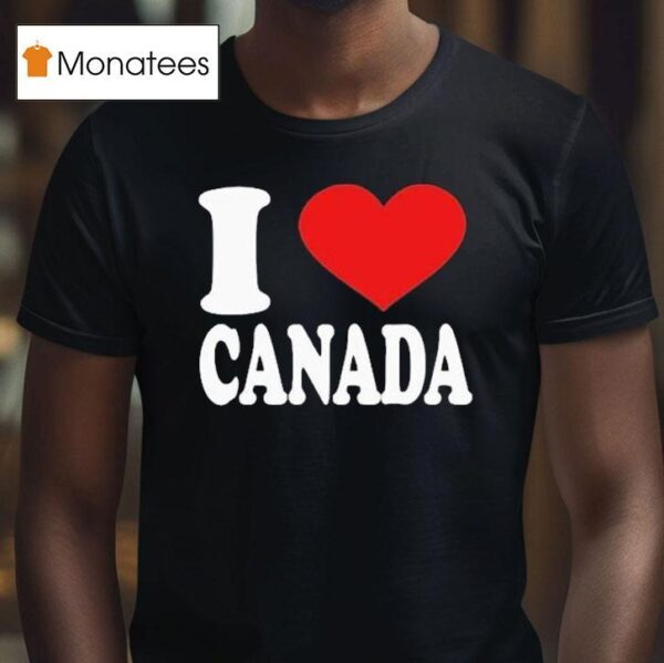 Elon Musk I Love Canada T Shirt