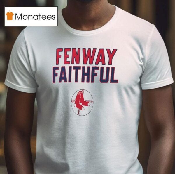 Fenway Faithful Boston Red Sox Baseball Logo T Shirt