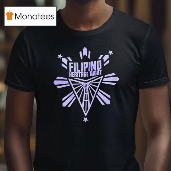 Filipino Heritage Night Golden State Valkyries Logo T Shirt